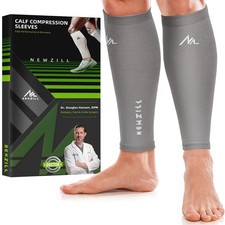 Compression Calf Sleeves 20-30mmHg Men Women, Running Travel Nursing Support