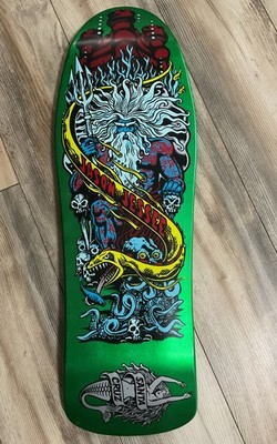 Jason Jessee NEPTUNE 2 Santa Cruz Candy Metallic Green 2017 Reissue Deck