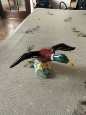 Rare Vintage Beswick-Style Mallard Duck Figurine No Markings