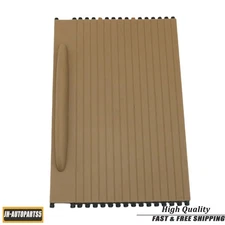 Beige Front Console Cup Holder Roller Blind Cover For 2003-2010 Porsche Cayenne