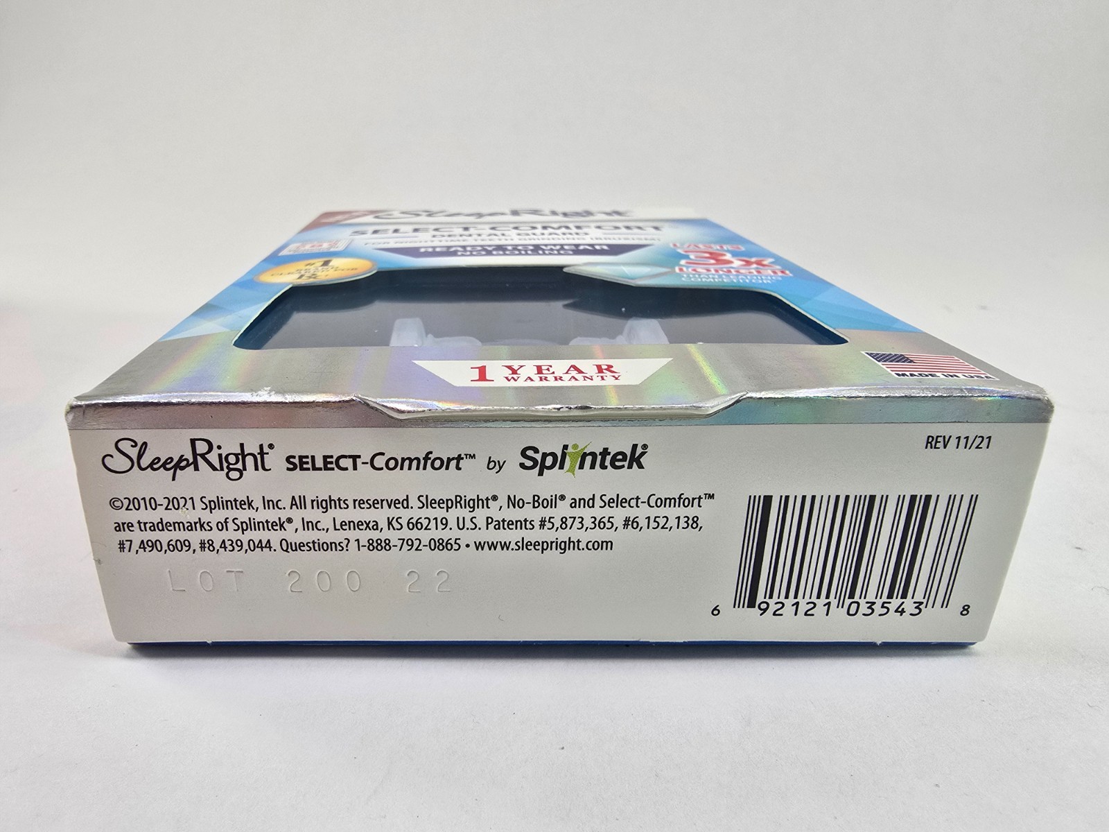 SleepRight Select-Comfort Dental Guard (New Version) - Sleeping Teeth Protection