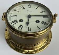 Devina Ships Bell Chronometer Schiffsuhr Yachtuhr Glasenuhr Messing Uhr