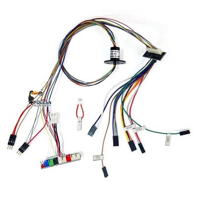 7.1 Elektrischer Rutschring für 1/16 Henglong RC Tank 360 ° Drehgetriebeteile