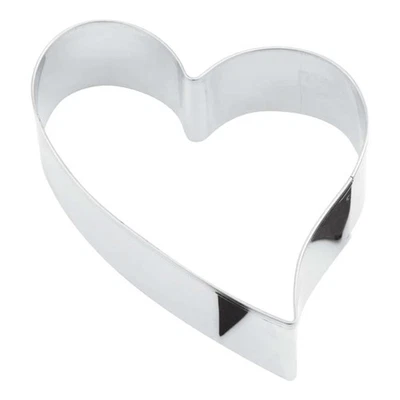 Coupeur Cookies Forme de Coeur Acier Inoxydable 8x9 CM - Paderno - Moules - Photo 1/4