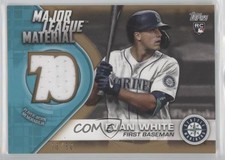 2021 Topps Major League Materials Gold 3/50 Evan White #MLM-EW a8r