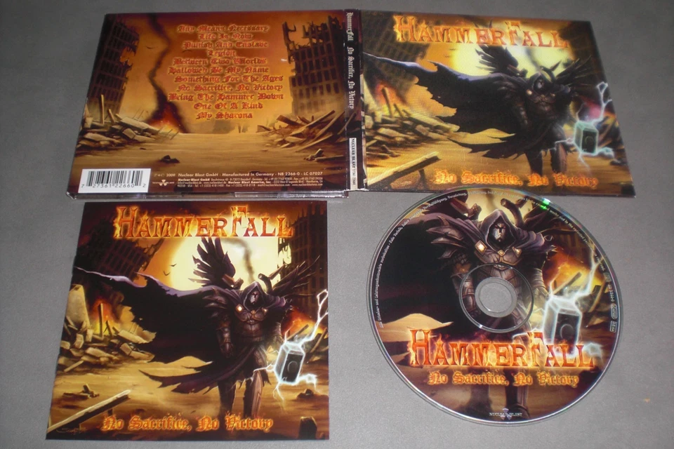 Hammerfall - No Sacrifice No Victory Digipak 3D Cover - Bild 1 von 1