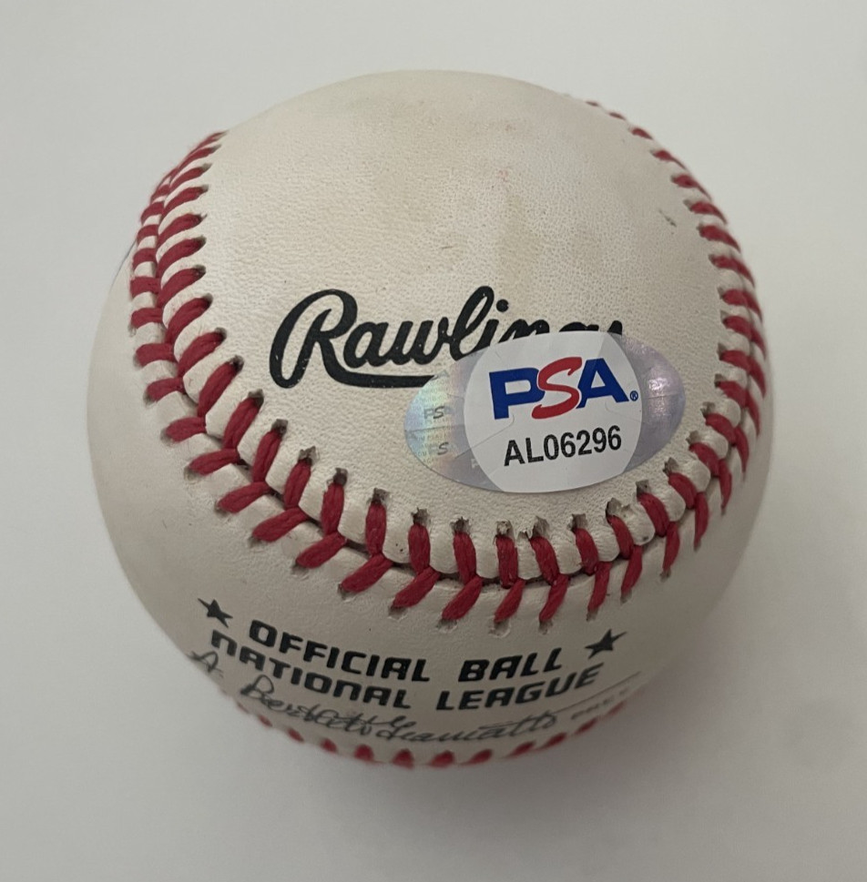 Tom Seaver, Steve Carlton, & Jim Palmer Autograph Auto Official Ball PSA COA view 4