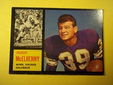 1962 TOPPS Football NFL  #92  Hugh McElhenny  SP  Minnesota Vikings EX+