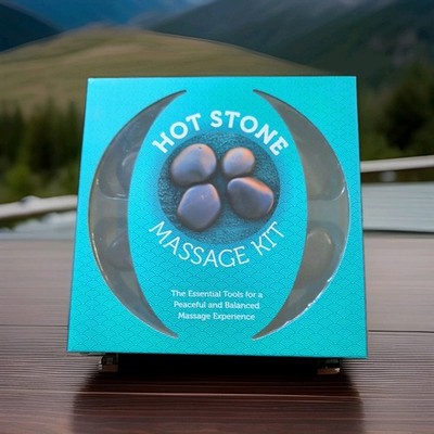 Hot Stone Massage Kit 14 Flat Stones Hot Stones New In Box