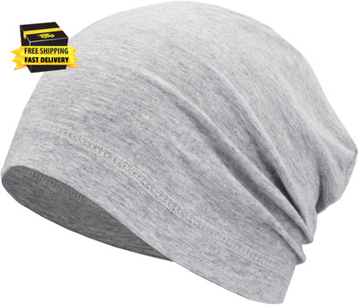 Lightweight Cotton Beanie, Breathable Thin Sleep Hats, Skull Caps for Running Cy
