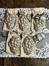 Vintage Pewter Ice Cream Mold, Cluster Of Grapes Set Of 5