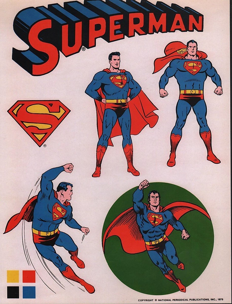 レア 1978 SUPERMAN Sunbeam シール ビンテージ PSA 5 Vintage 1978 SUPERMAN Pin up poster DC Comics | eBay