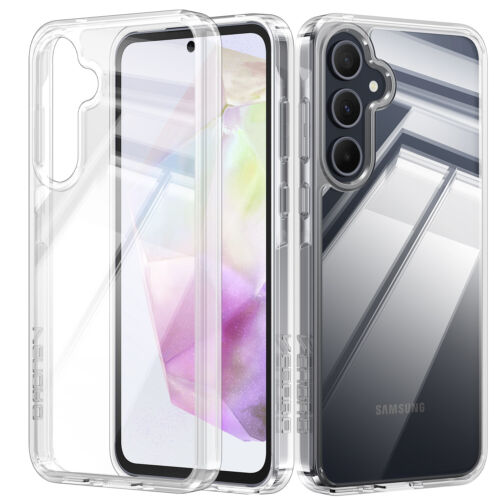 Für Samsung Galaxy A15/A25/A35/A55 5G Handyhülle Stoßfest Klar+Hartglas - Bild 27 von 67