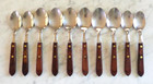 Town & Country Washington Forge Stainless USA 6 Table Soup Spoons & 4 Teaspoons