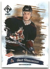 2000-01 PACIFIC PRIVATE STOCK GOLD /230 #139 OSSI VAANANEN