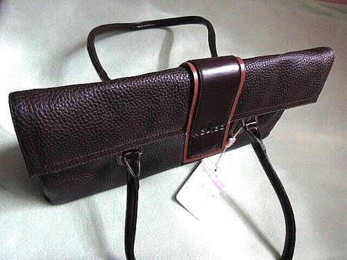 * Womens Hand Bag * Tote * Faux Leather * Brown * Aolibo  * - Picture 7 of 9