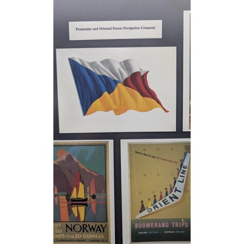 P&o collection of postcards beautifully framed ready to hang - Picture 2 of 8
