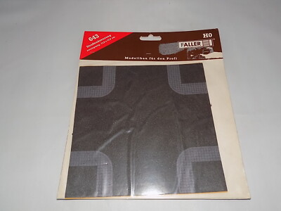 HO Scale Faller 643 Street Crossings 17 x 17 cm NIP
