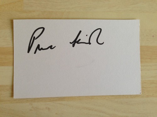 Prue Leith Autograph Signed 6x3.7 Card - Foto 3 di 3