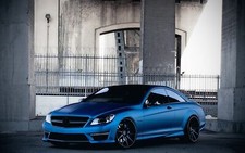 Cars mercedes tuning vehicles Desk Mat Stitched
