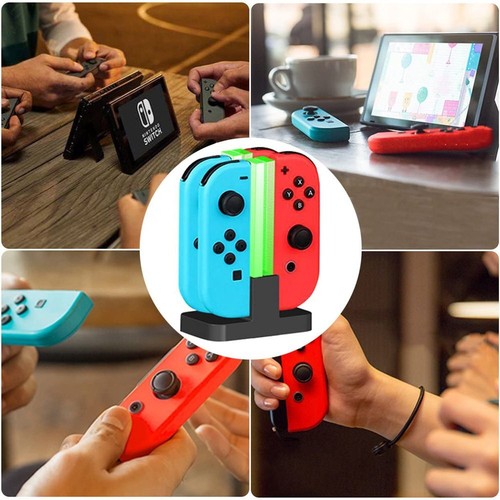 für Nintendo Switch Konsole Joy-Con Controller Ladestation USB Ladegerät Dock DE - Bild 9 von 11