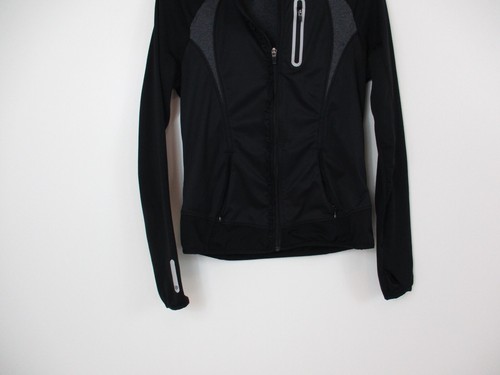 Athleta Sweater Womens Small Black Gray Top Sweatshirt Zip Running Run Ladies - Picture 11 of 14