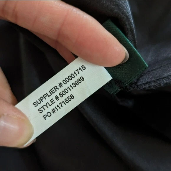 VALENTINO Abito Lauren Ralph Lauren Sweetheart Busto Increspato Linea A Nero 10 Festa di Nozze