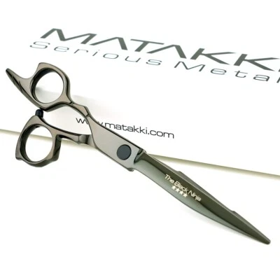 MATAKKI SCHWARZE NINJA LINKSHÄNDER HAARSCHNEIDESCHERE - 6,5"