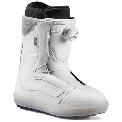 New Womens 2025 Vans Encore OG Snowboard Boot White/White size 8.5