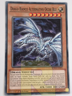 White Dragon Alternative Blue Eyes   Common   SDWD-IT005   1st Ed. Italy