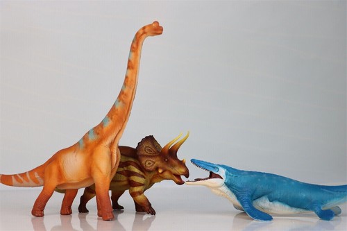 RECUR 1/35 Triceratops Dinosaur Model Collections Animal Figure Decor Gift Toys - Picture 20 of 20