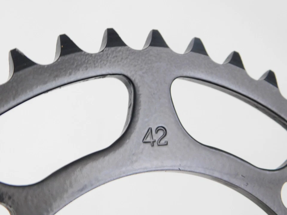 Piñón de transmisión por cadena de rueda trasera 42T NOS Sunstar Yamaha YFM350 YFZ350 XT550 XT600 Foto 4 de 4