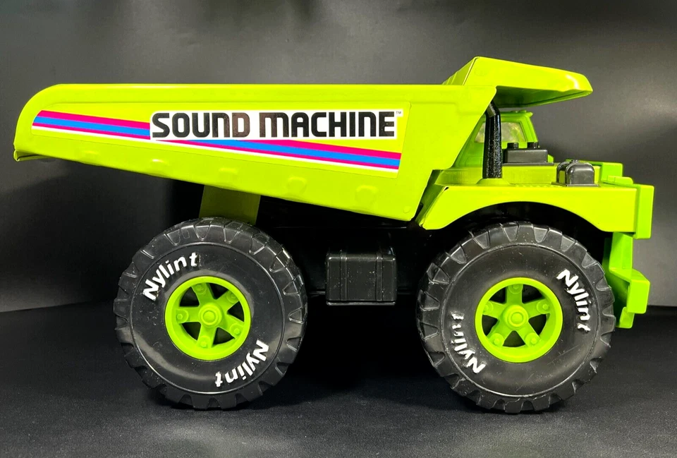 Camión de volteo de juguete Nylint 1991 como nuevo enorme máquina de sonido hombre verde cueva ¡de colección funciona! ! Foto 3 de 4