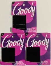  Lot of 3 Goody Seamless Elastics 3 Packs of 8 24ct Total