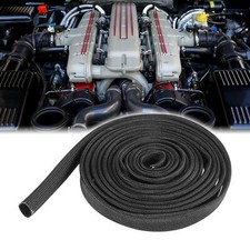 Heat Protector Woven Sleeve Blue Spark Plug Wire High Temp 12 Id Heat Shield