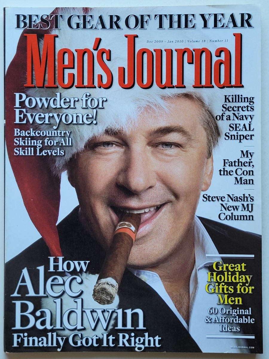 ALEC BALDWIN December 2009 MEN'S JOURNAL Magazine KILLING SECRETS OF A NAVY SEAL