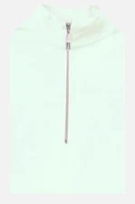 Tailored Sportsman ICEFIL Long Sleeve Ziptop Shirt - Almost Minted/Silver