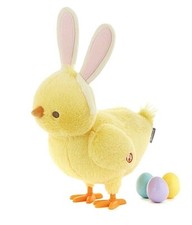 Hallmark Hoppy Huevo de Pascua Puesta Pollito Conejo Orejas Canta Raps Movimiento Nuevo con Etiquetas