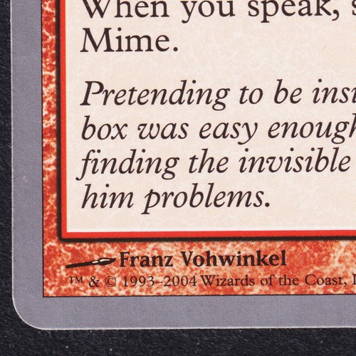 Goblin Mime 78/140 Unhinged Vintage Silver border Mtg UNH English Near Mint NM - Foto 6 di 10