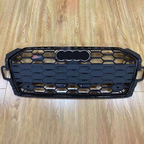 For Audi A5 S5 2020-2023 S5 Style Black Honeycomb Front bumper Grille 1PCS - Picture 2 of 4