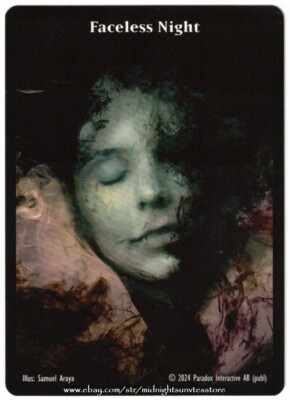 Faceless Night Full Art Textless Promo Essen Spielfest V:TES VTES Vampire CCG