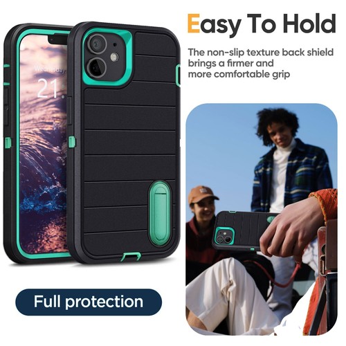 For Apple iPhone 12 Pro/Pro Max Case Shockproof Stand Cover / Screen Protector - Picture 9 of 39