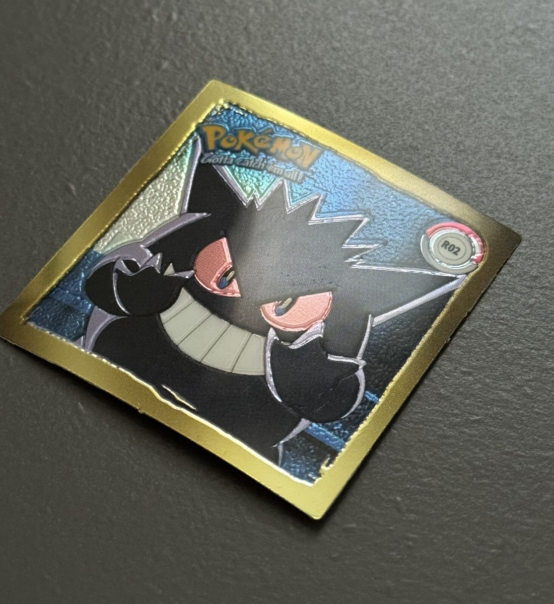 ポケモン ゲンガー ステッカー ゴールド　キラキラ　ホログラム artbox s-l400.jpg