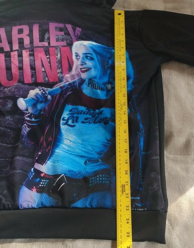 HARLEY QUINN Daddy’s Lil Monster DC COMICS All Over Print Casual Sweatsuit Sz M - Picture 6 of 12