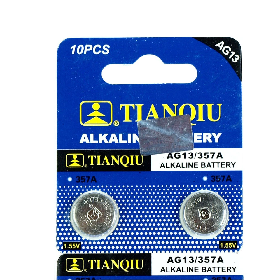 50 PIEZAS LR44 AG13 357 LR1154 1.5V Batería alcalina para encendedor de reloj Foto 3 de 3