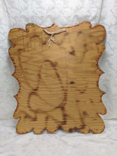 Little Cowboy Print 1975 by Vel Miller on Polyurethaned Wood Frame Vintage 27X22 - Picture 7 of 12