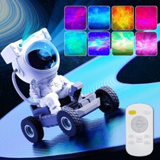 Astronaut Moon Rover Projector Star Galaxy Nebula Space Lamp Gift Fr Kids Adults
