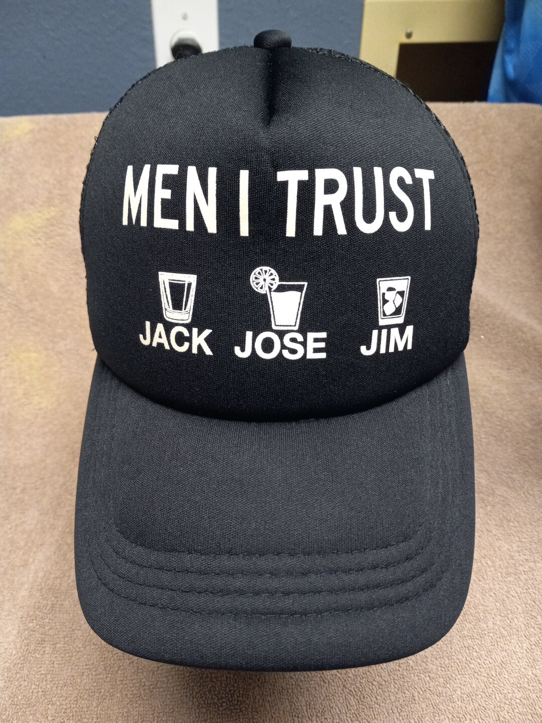Jack Jose Jim Trucker Hat (Black)