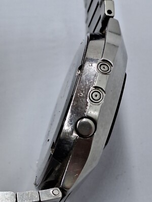 XRARE RICOH RIQUARTZ LED 870004 DIGITAL JAPAN QUARTZ MEN'S WATCH