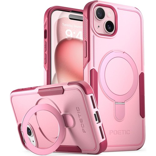 Poetic Neon Magnetic Ring Stand Case For iPhone 15 Pro Max iPhone 15 Pro Cover - Picture 13 of 15